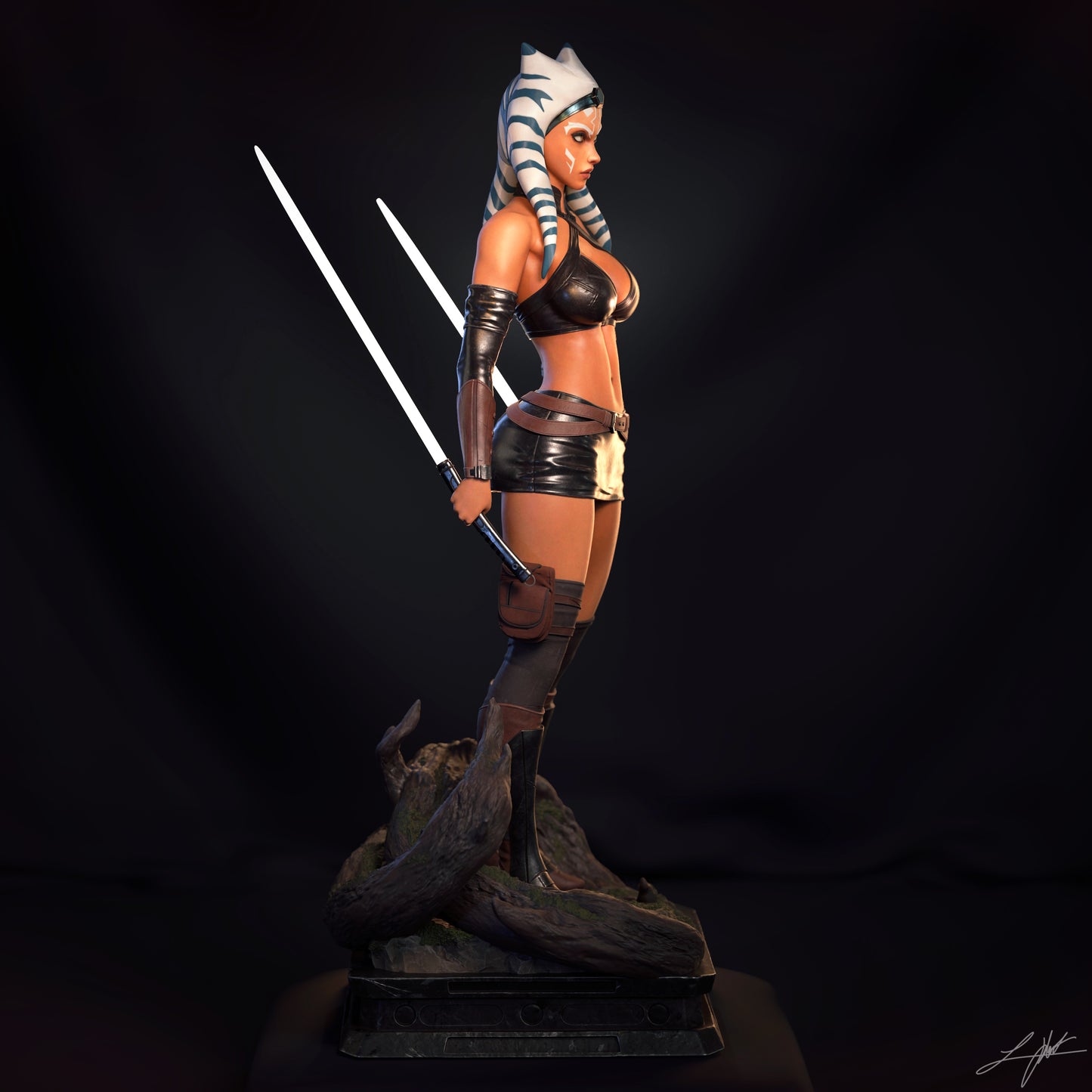 Ashoka - Unassembled and Unpainted Garage Kit - Model Designed by Abe3d and Ramses