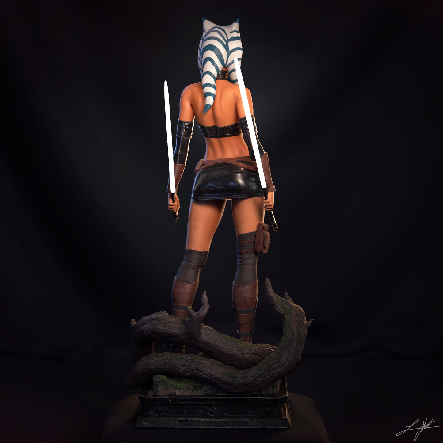 Ashoka - Unassembled and Unpainted Garage Kit - Model Designed by Abe3d and Ramses