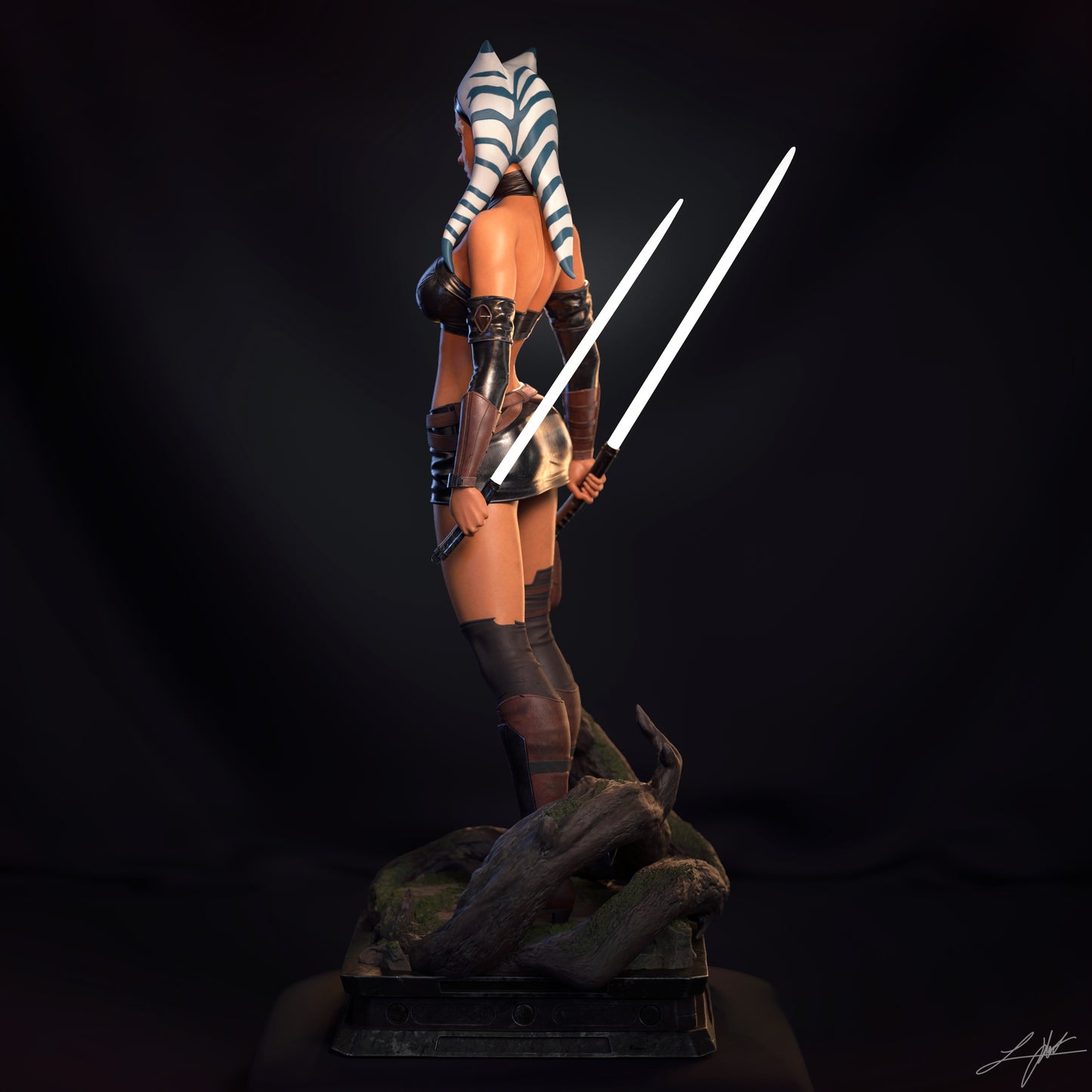Ashoka - Unassembled and Unpainted Garage Kit - Model Designed by Abe3d and Ramses
