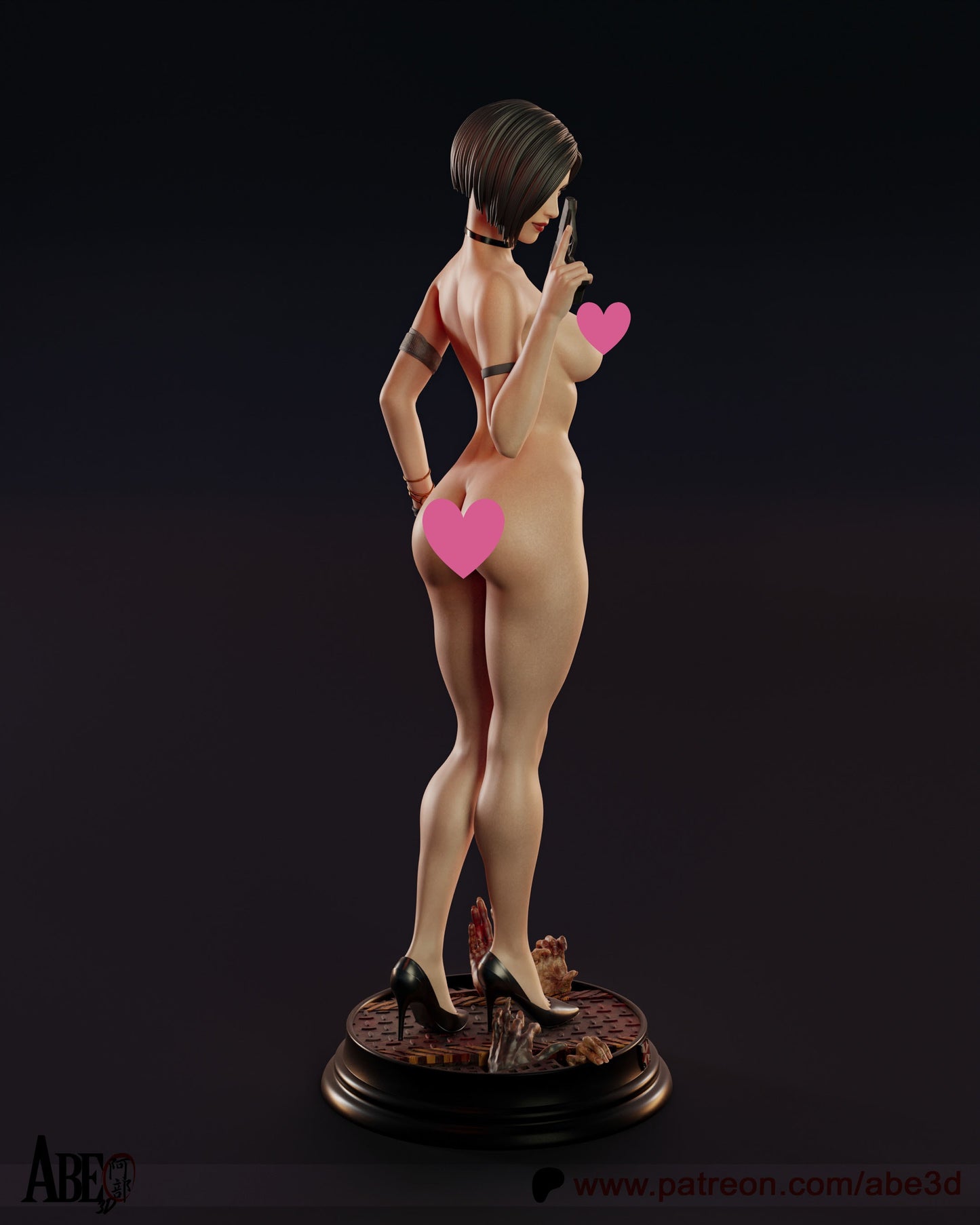 Ada NSFW - Unassembled and Unpainted Garage Kit - Model Designed by Abe3D