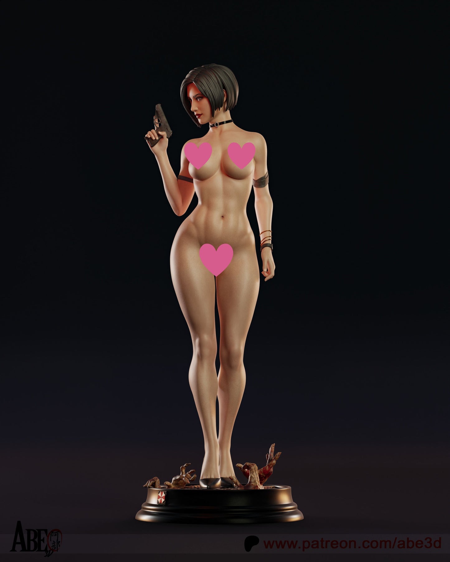 Ada NSFW - Unassembled and Unpainted Garage Kit - Model Designed by Abe3D
