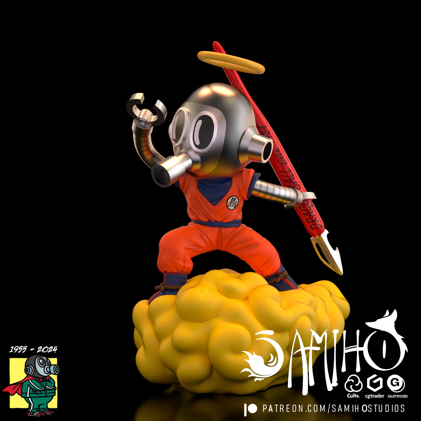 Akira - Unassembled and Unpainted Garage Kit - Model Designed by Samiho Studios