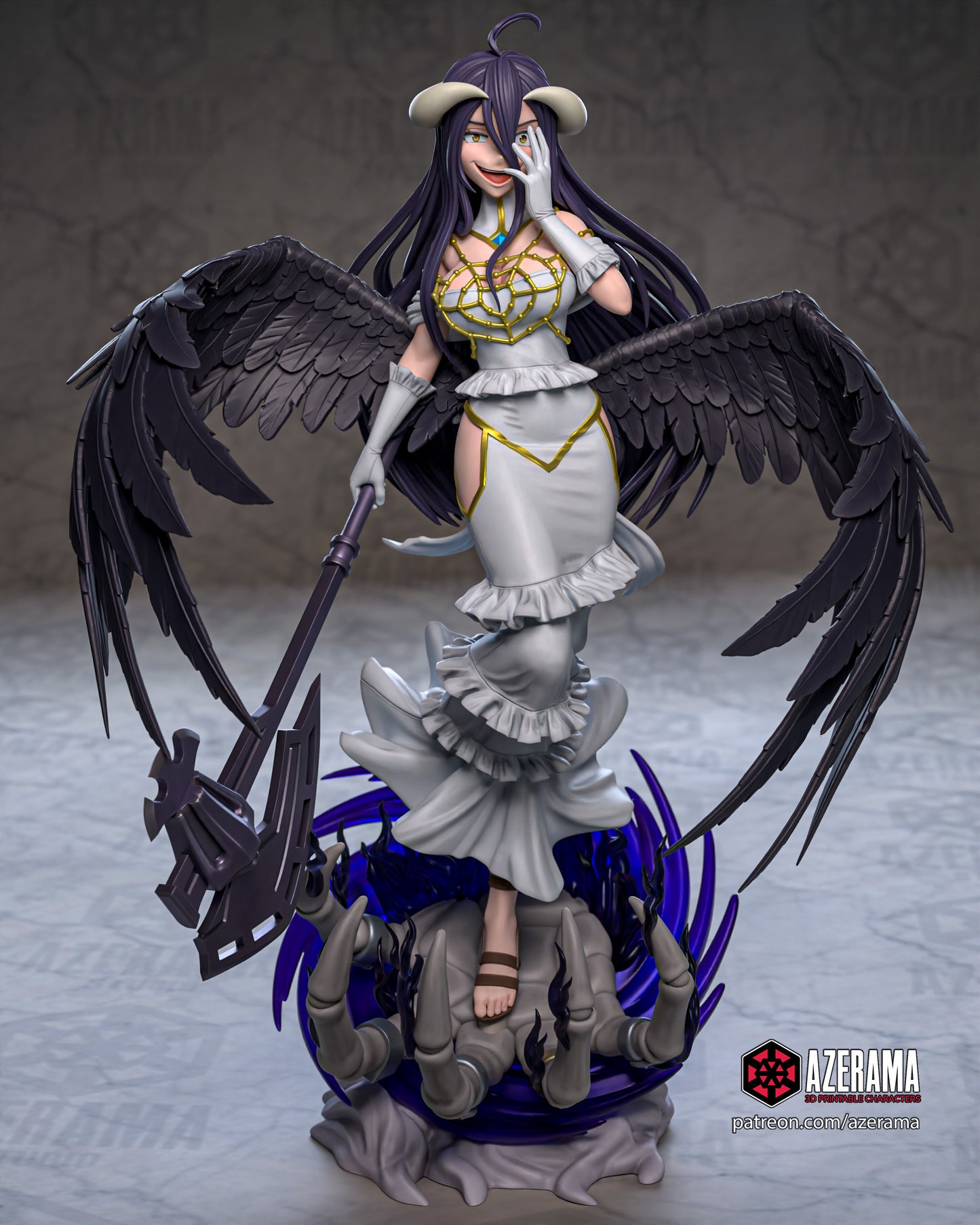 Albedo - Unassembled and Unpainted Garage Kit - Model Designed by Azerama