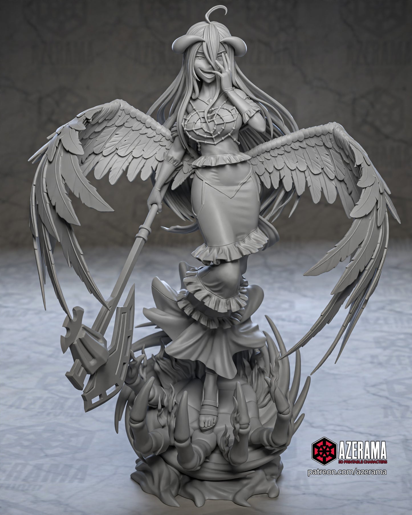 Albedo - Unassembled and Unpainted Garage Kit - Model Designed by Azerama