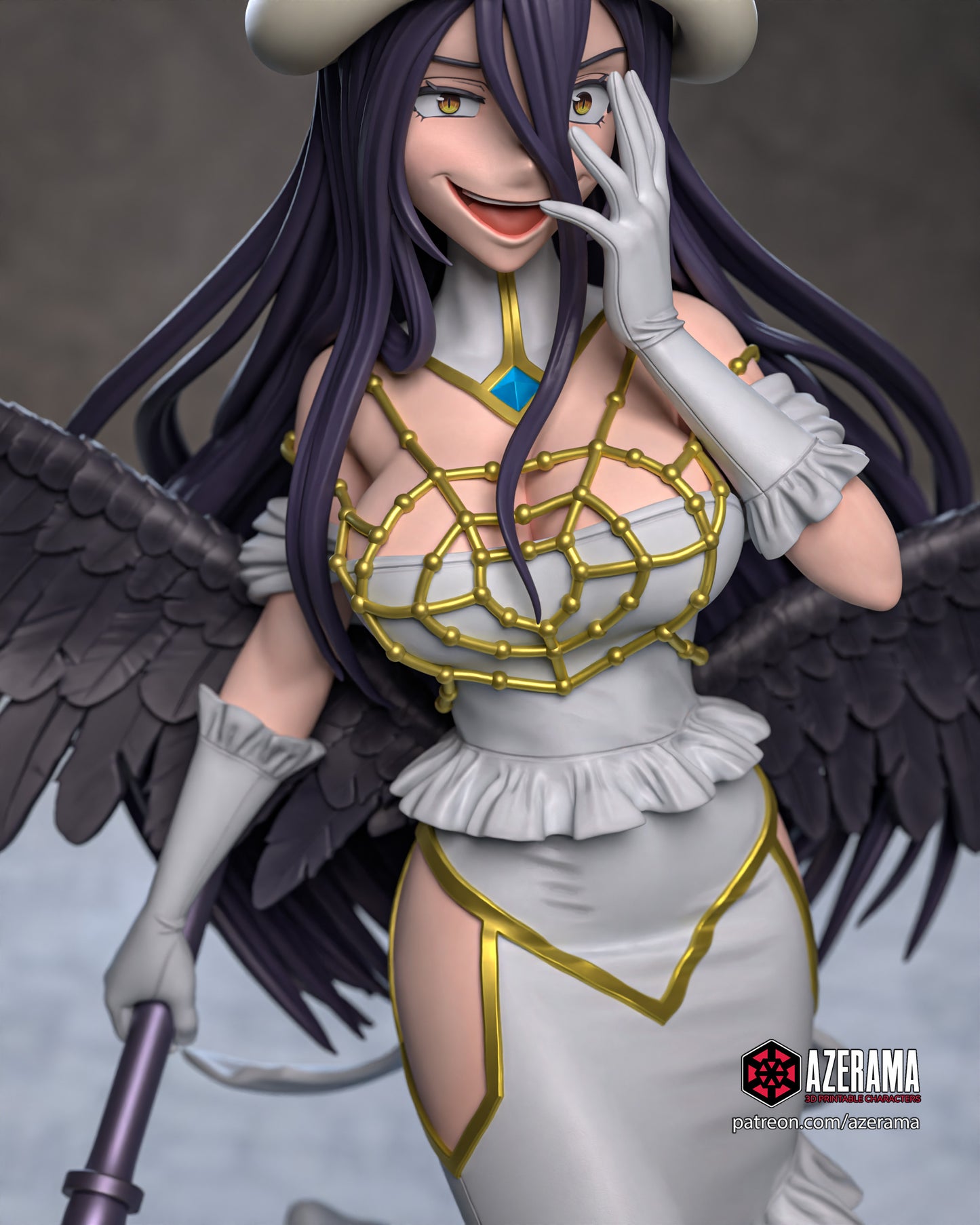 Albedo - Unassembled and Unpainted Garage Kit - Model Designed by Azerama