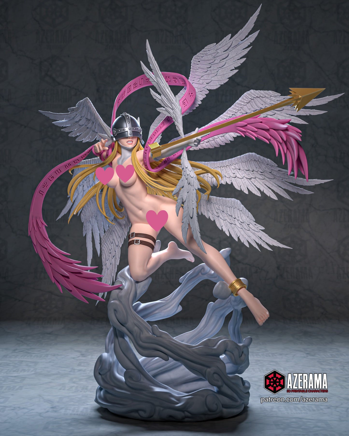 Angewomon NSFW - Unassembled and Unpainted Garage Kit - Model Designed by Azerama