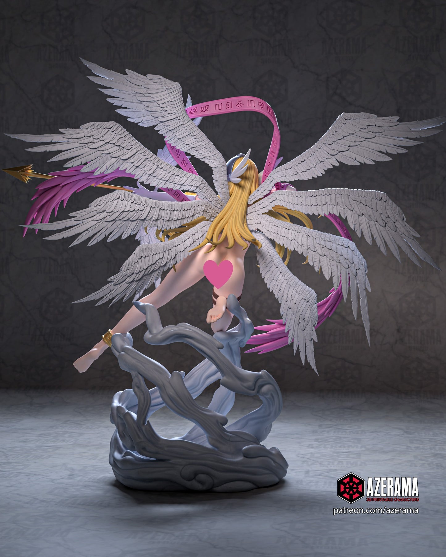 Angewomon NSFW - Unassembled and Unpainted Garage Kit - Model Designed by Azerama