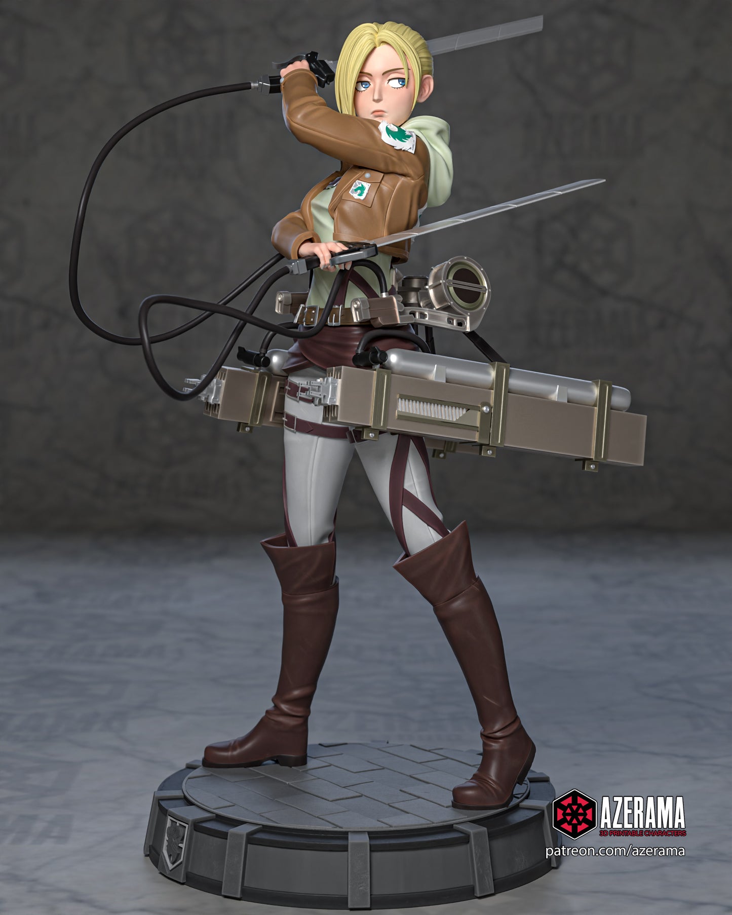 Annie - Unassembled and Unpainted Garage Kit - Model Designed by Azerama