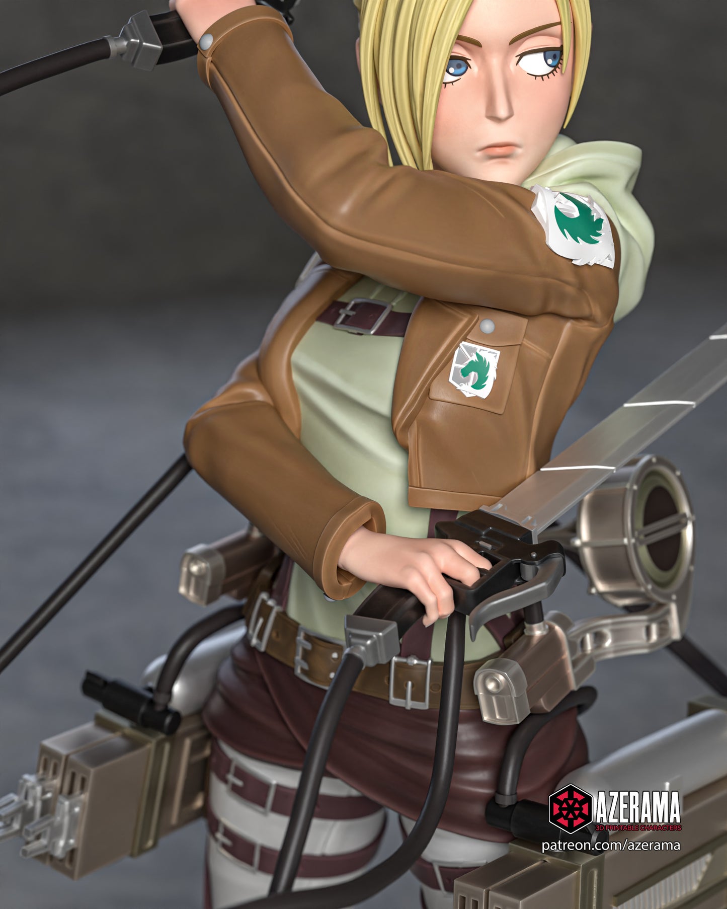 Annie - Unassembled and Unpainted Garage Kit - Model Designed by Azerama