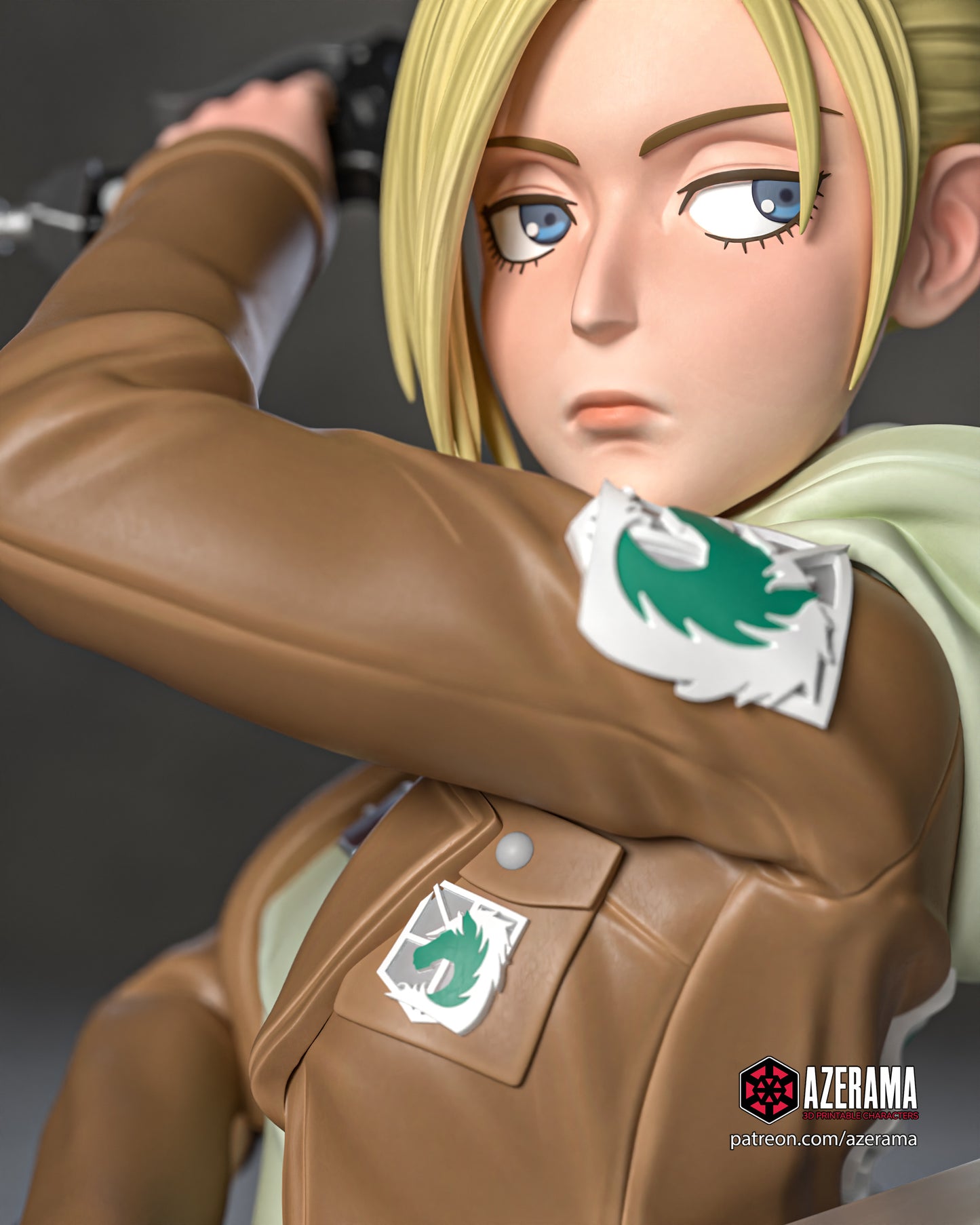 Annie - Unassembled and Unpainted Garage Kit - Model Designed by Azerama