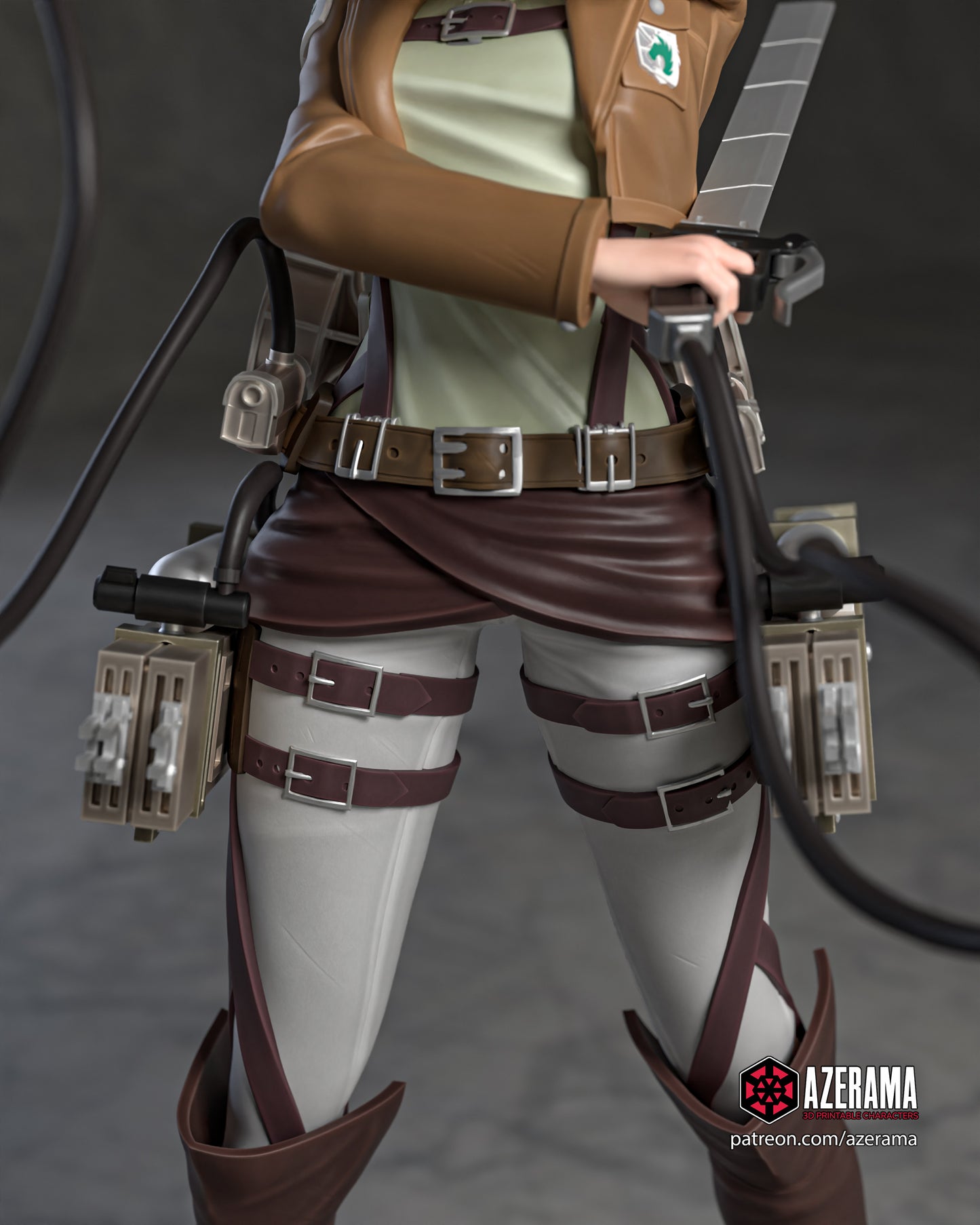 Annie - Unassembled and Unpainted Garage Kit - Model Designed by Azerama