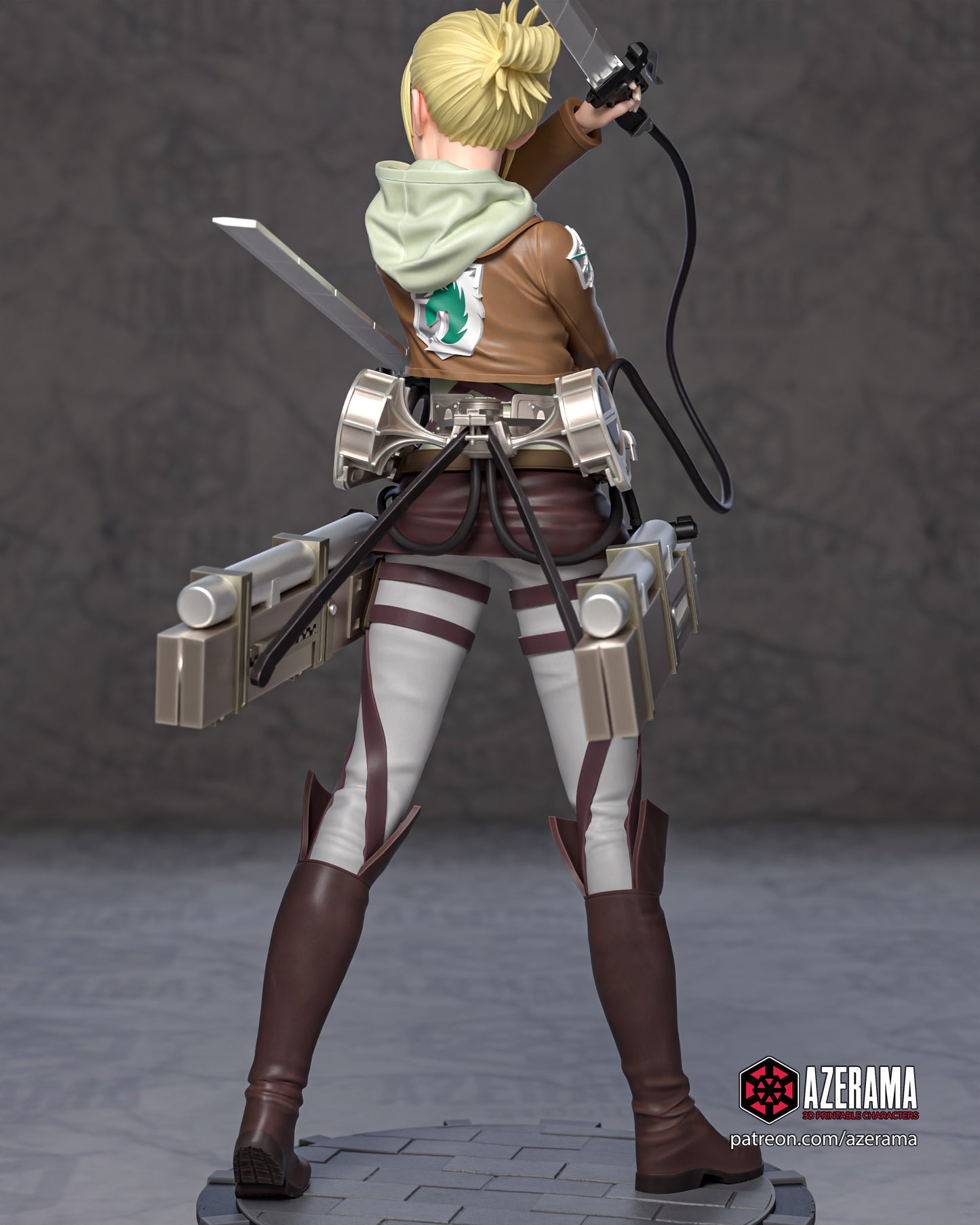 Annie - Unassembled and Unpainted Garage Kit - Model Designed by Azerama