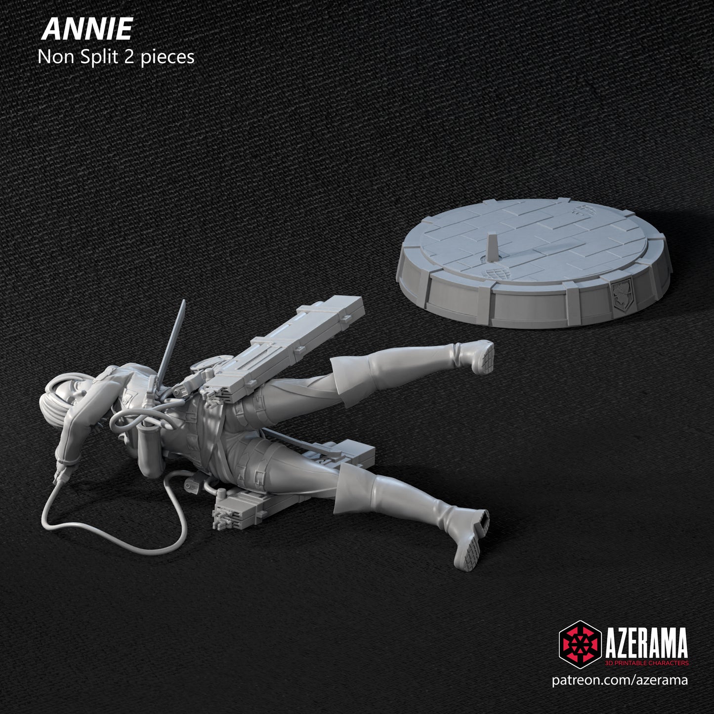 Annie - Unassembled and Unpainted Garage Kit - Model Designed by Azerama