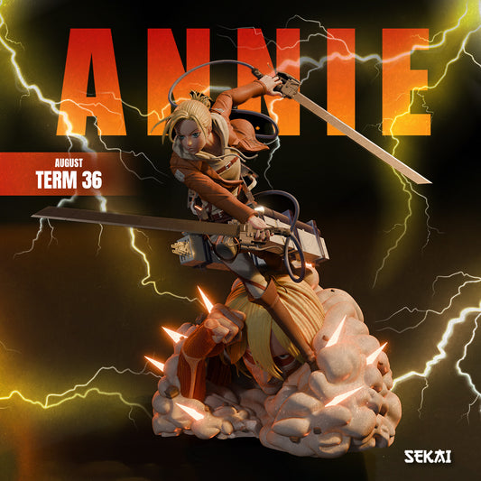 Annie - Unassembled and Unpainted Garage Kit - Model Designed by Sekai3D