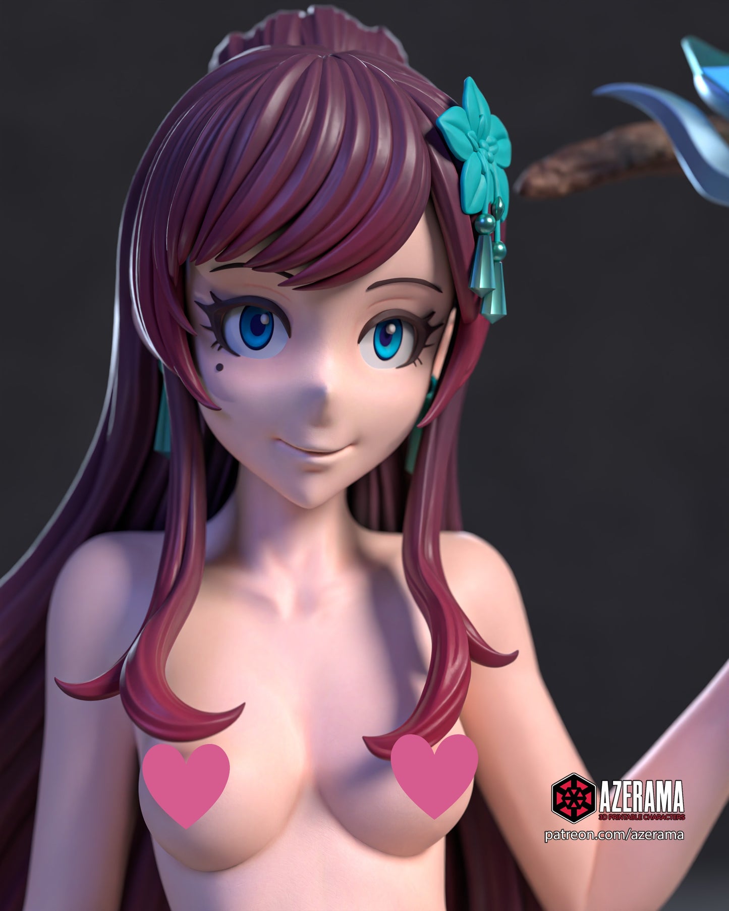Aoi Haruka NSFW - Unassembled and Unpainted Garage Kit - Model Designed by Azerama