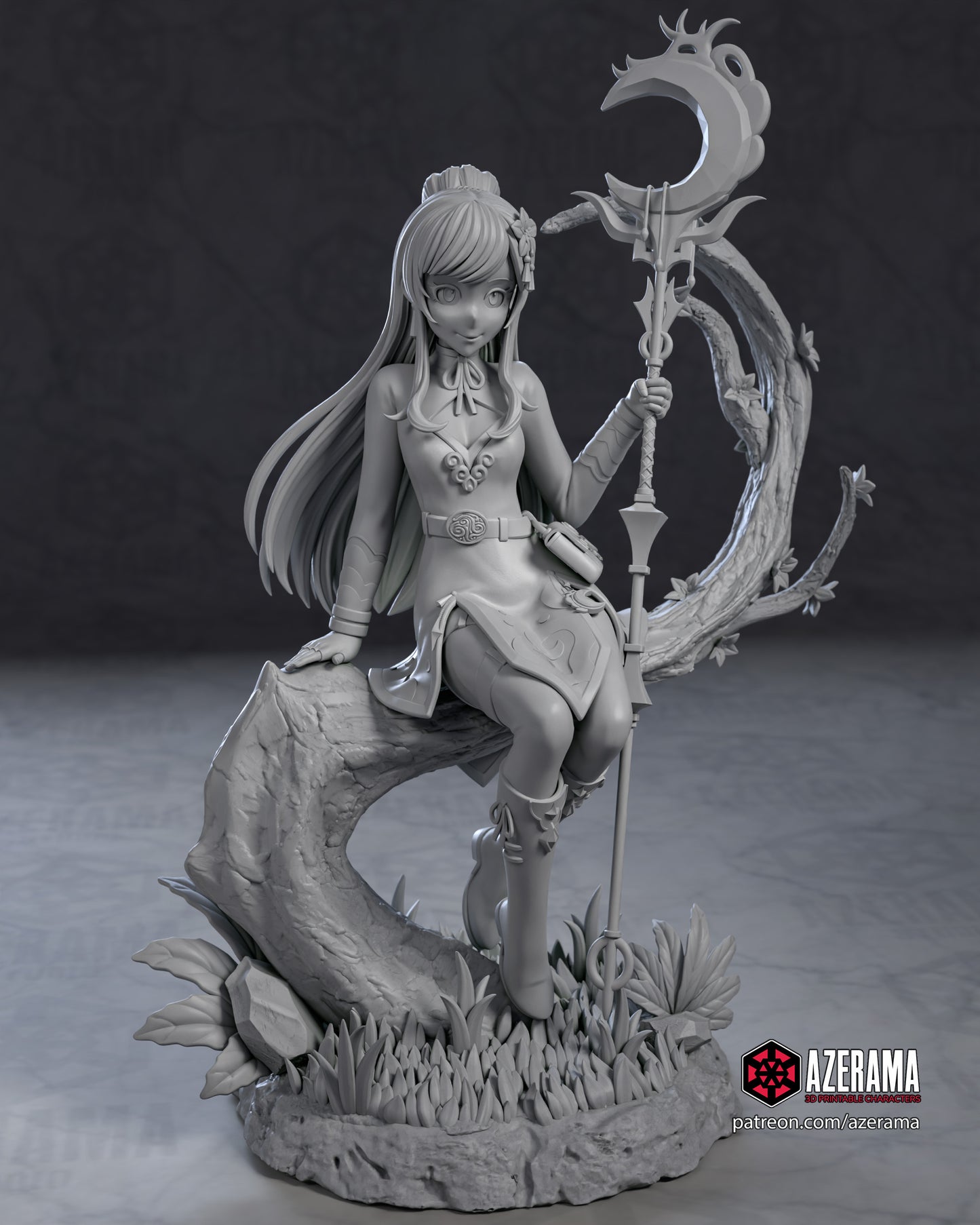 Aoi Haruka - Unassembled and Unpainted Garage Kit - Model Designed by Azerama