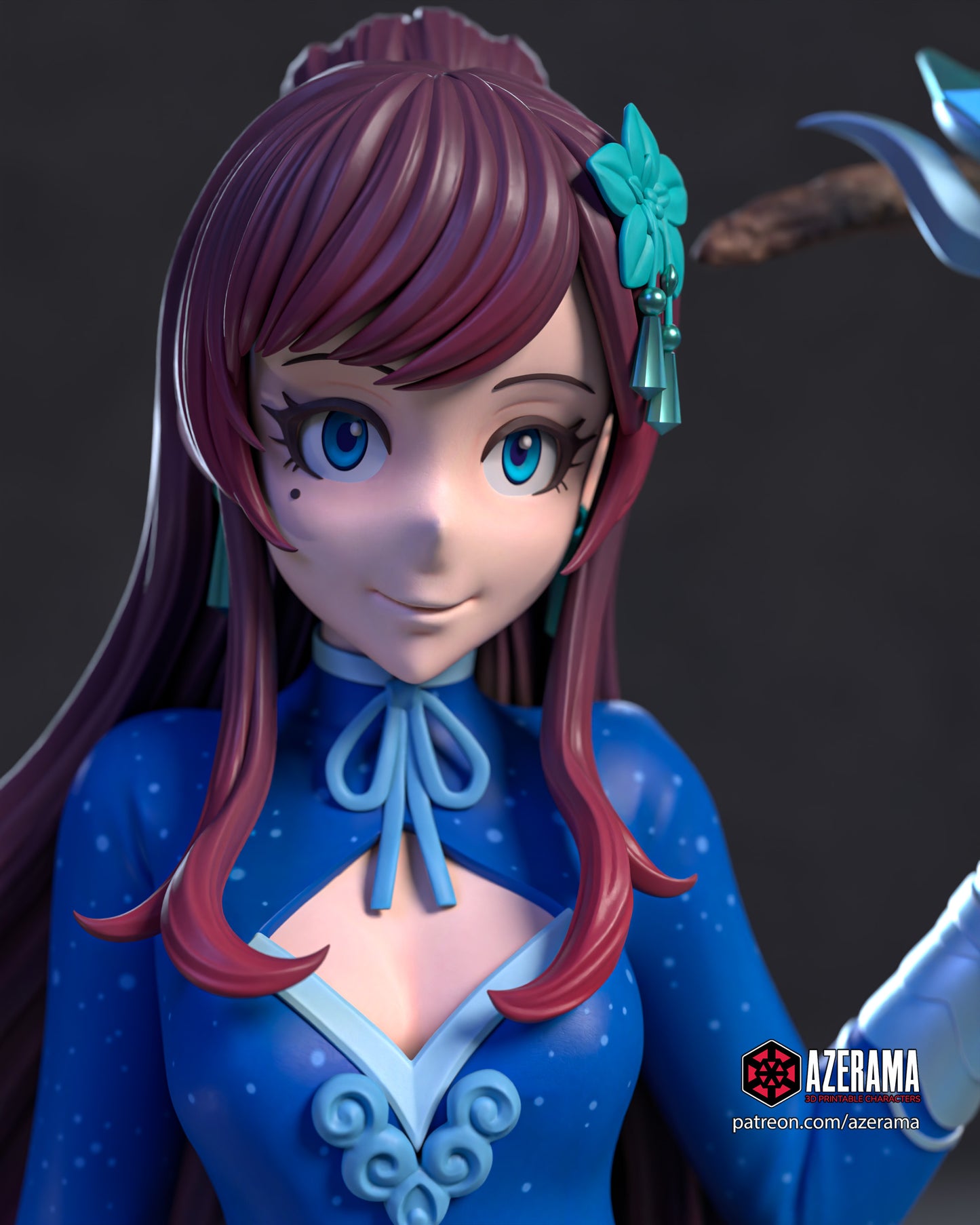 Aoi Haruka - Unassembled and Unpainted Garage Kit - Model Designed by Azerama