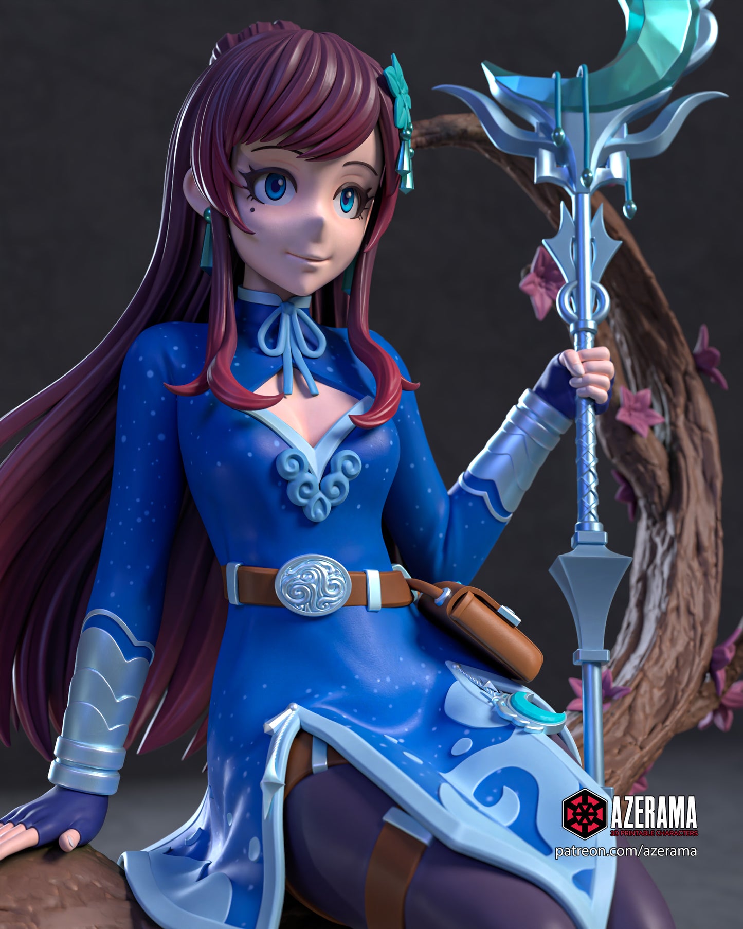 Aoi Haruka - Unassembled and Unpainted Garage Kit - Model Designed by Azerama