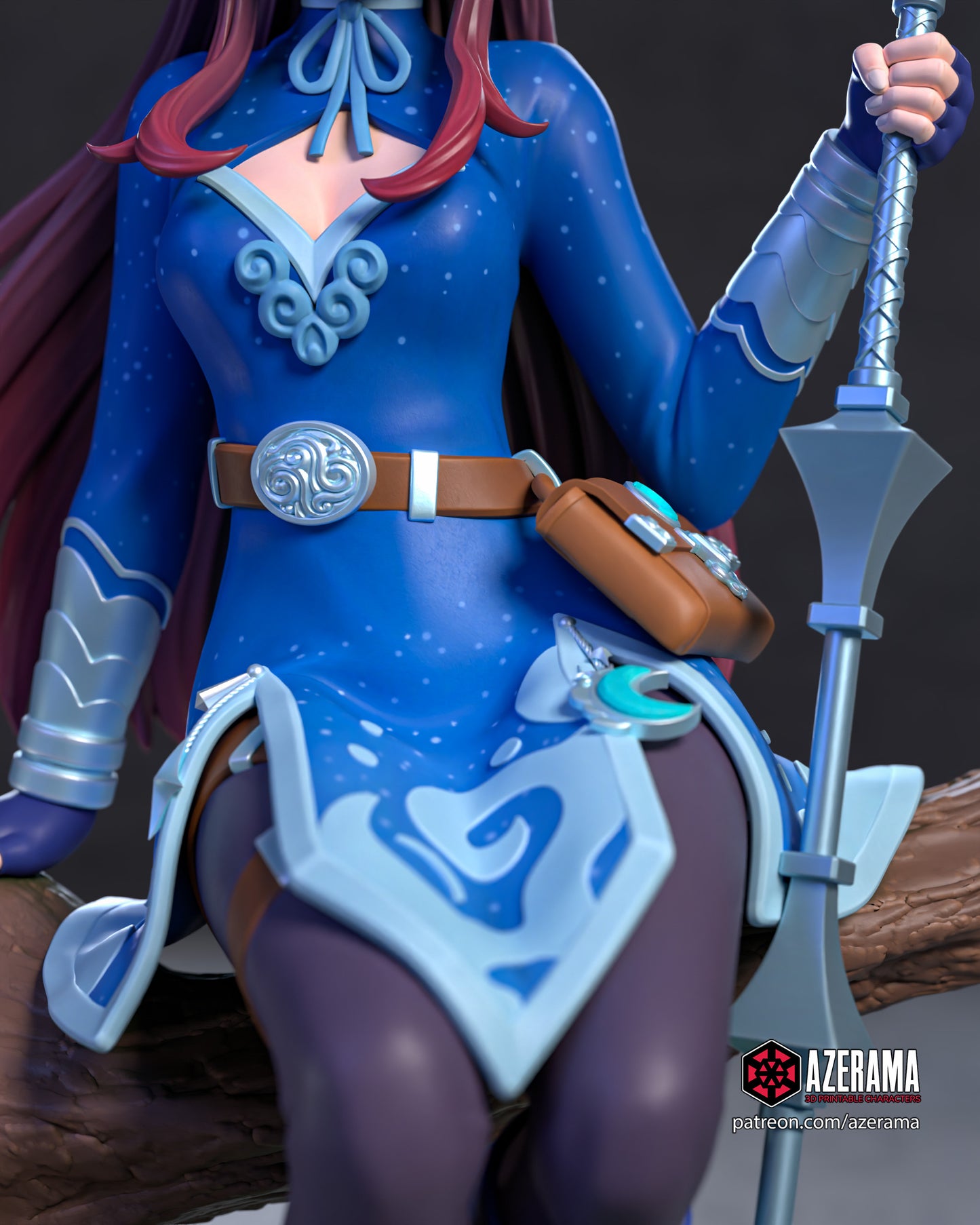 Aoi Haruka - Unassembled and Unpainted Garage Kit - Model Designed by Azerama