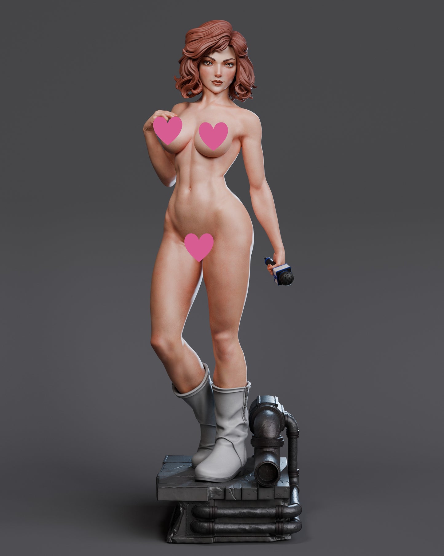 April O'Neil NSFW - Unassembled and Unpainted Garage Kit - Model Designed by Abe3D