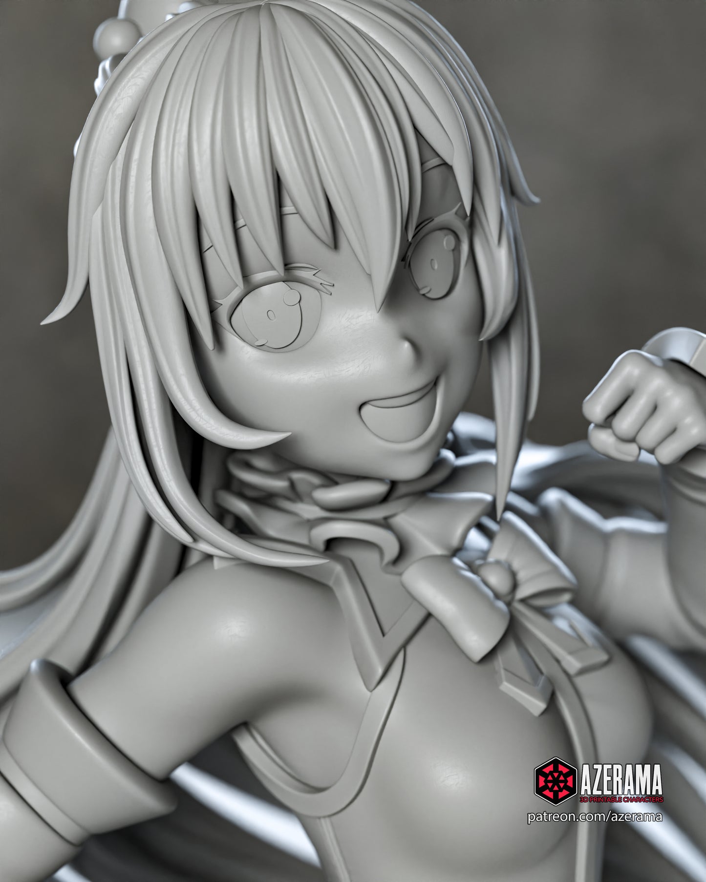 Aqua - Unassembled and Unpainted Garage Kit - Model Designed by Azerama