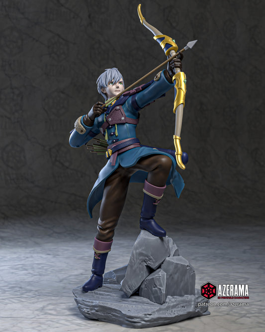 Ashe - Unassembled and Unpainted Garage Kit - Model Designed by Azerama