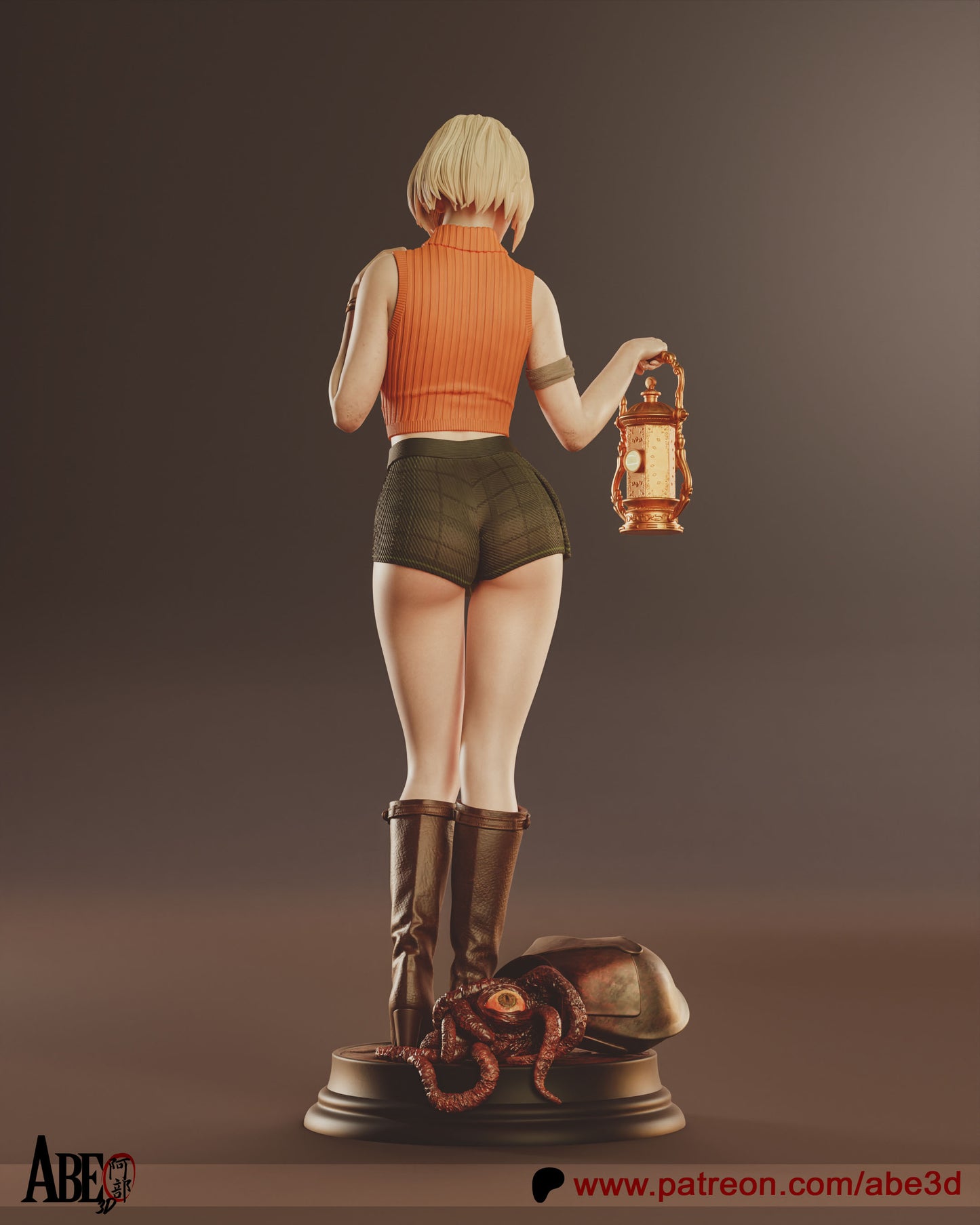 Ashley Graham - Unassembled and Unpainted Garage Kit - Model Designed by Abe3D