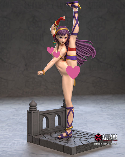 Athena (KOF) NSFW - Unassembled and Unpainted Garage Kit - Model Designed by Azerama