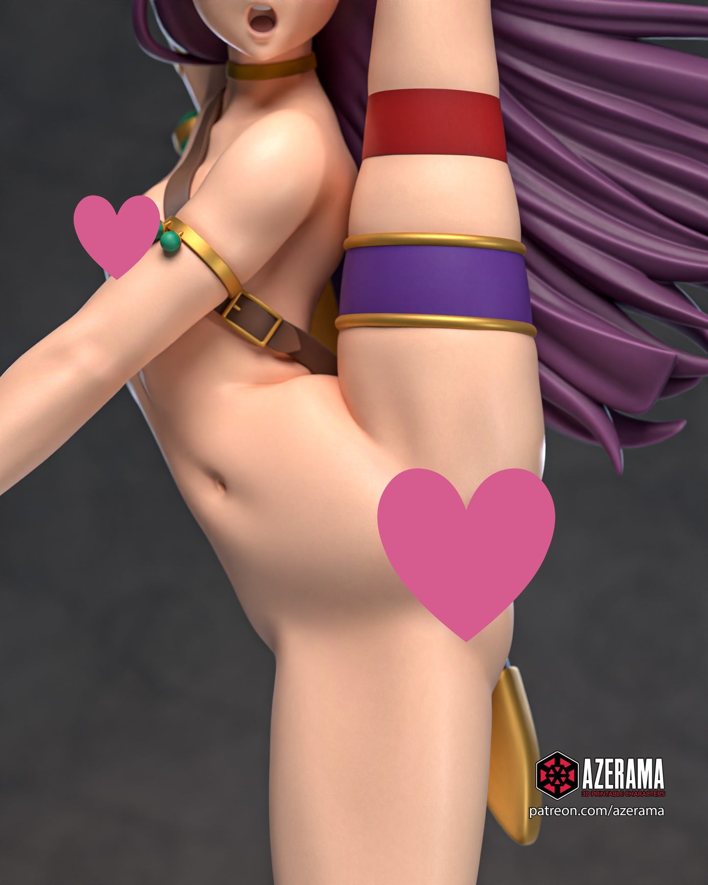 Athena (KOF) NSFW - Unassembled and Unpainted Garage Kit - Model Designed by Azerama