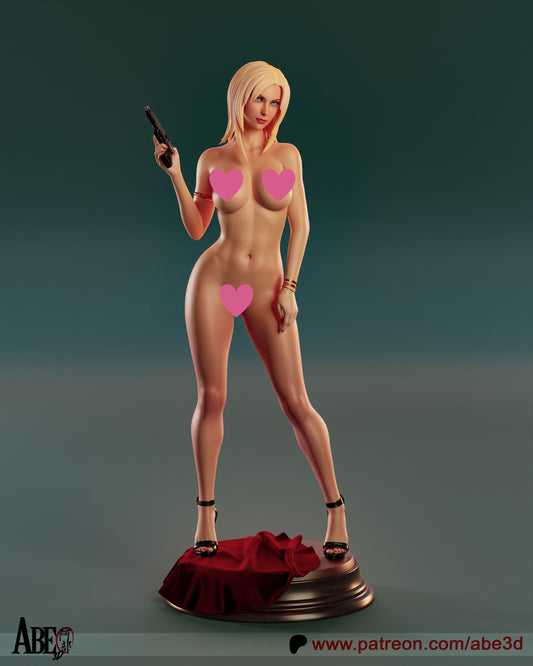 Aya NSFW - Unassembled and Unpainted Garage Kit - Model Designed by Abe3d