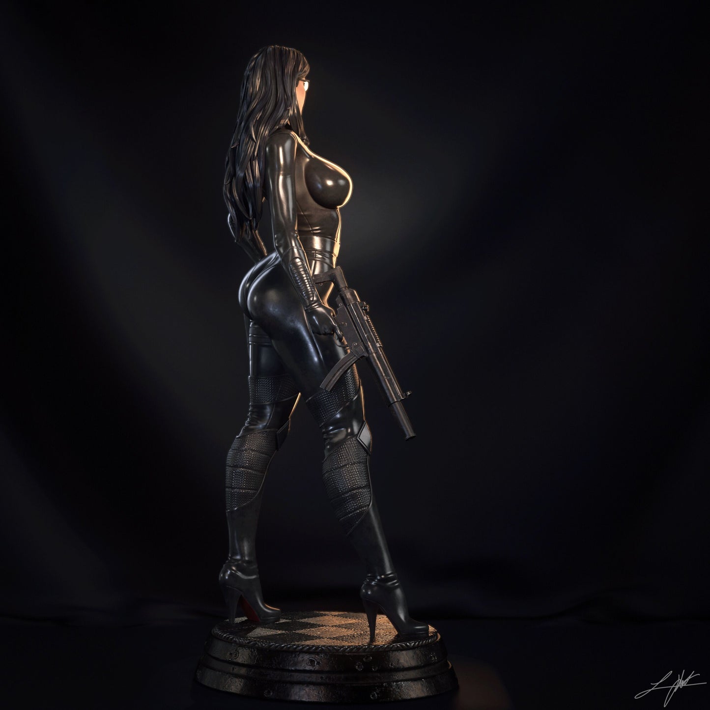 Baroness - Unassembled and Unpainted Garage Kit - Model Designed by Abe3d/Ramses