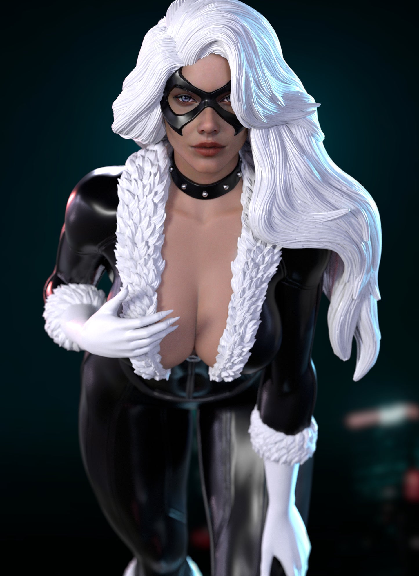 Black Cat - Unassembled and Unpainted Garage Kit - Model Designed by Abe3d/MATC3D