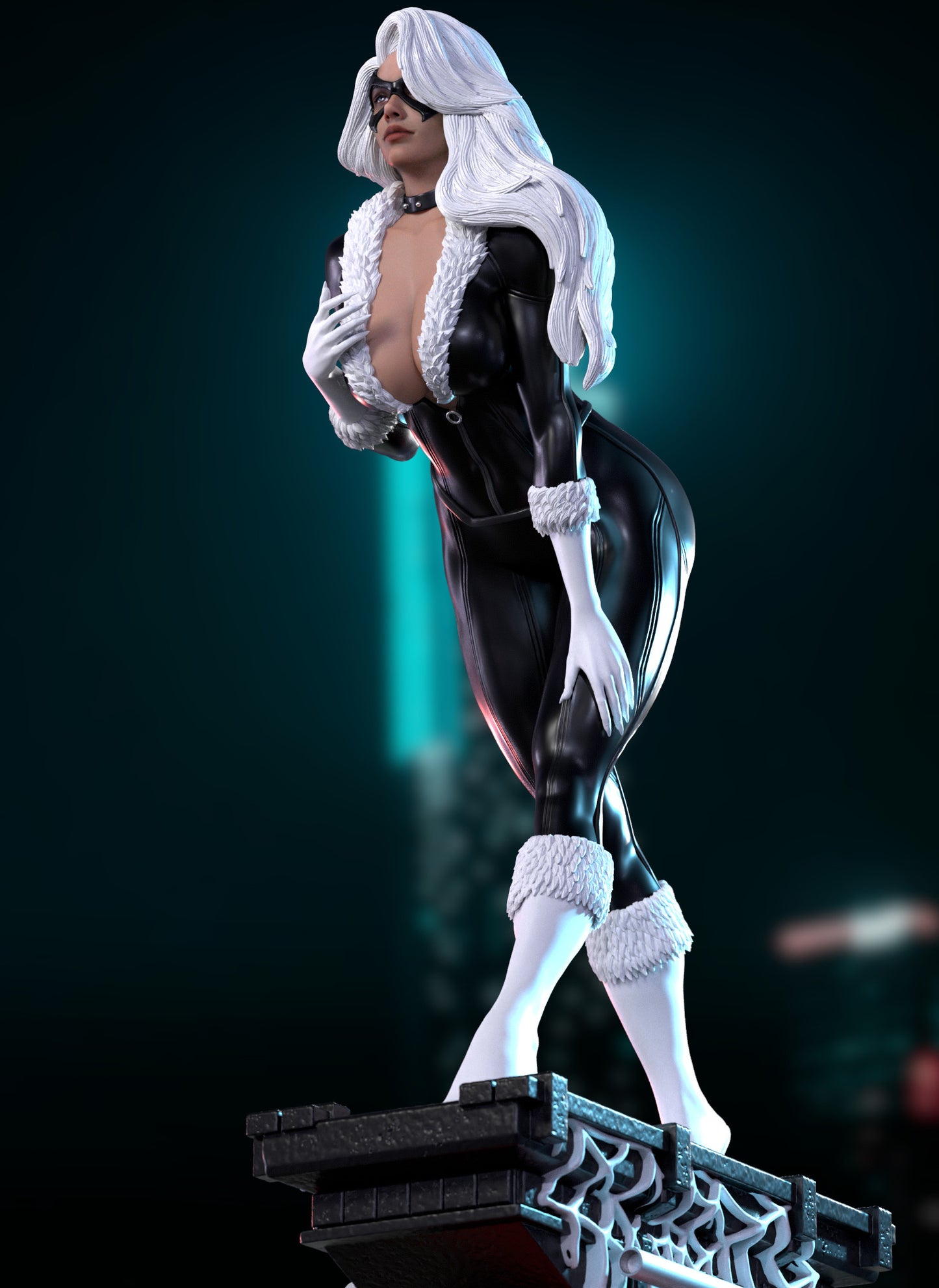 Black Cat - Unassembled and Unpainted Garage Kit - Model Designed by Abe3d/MATC3D