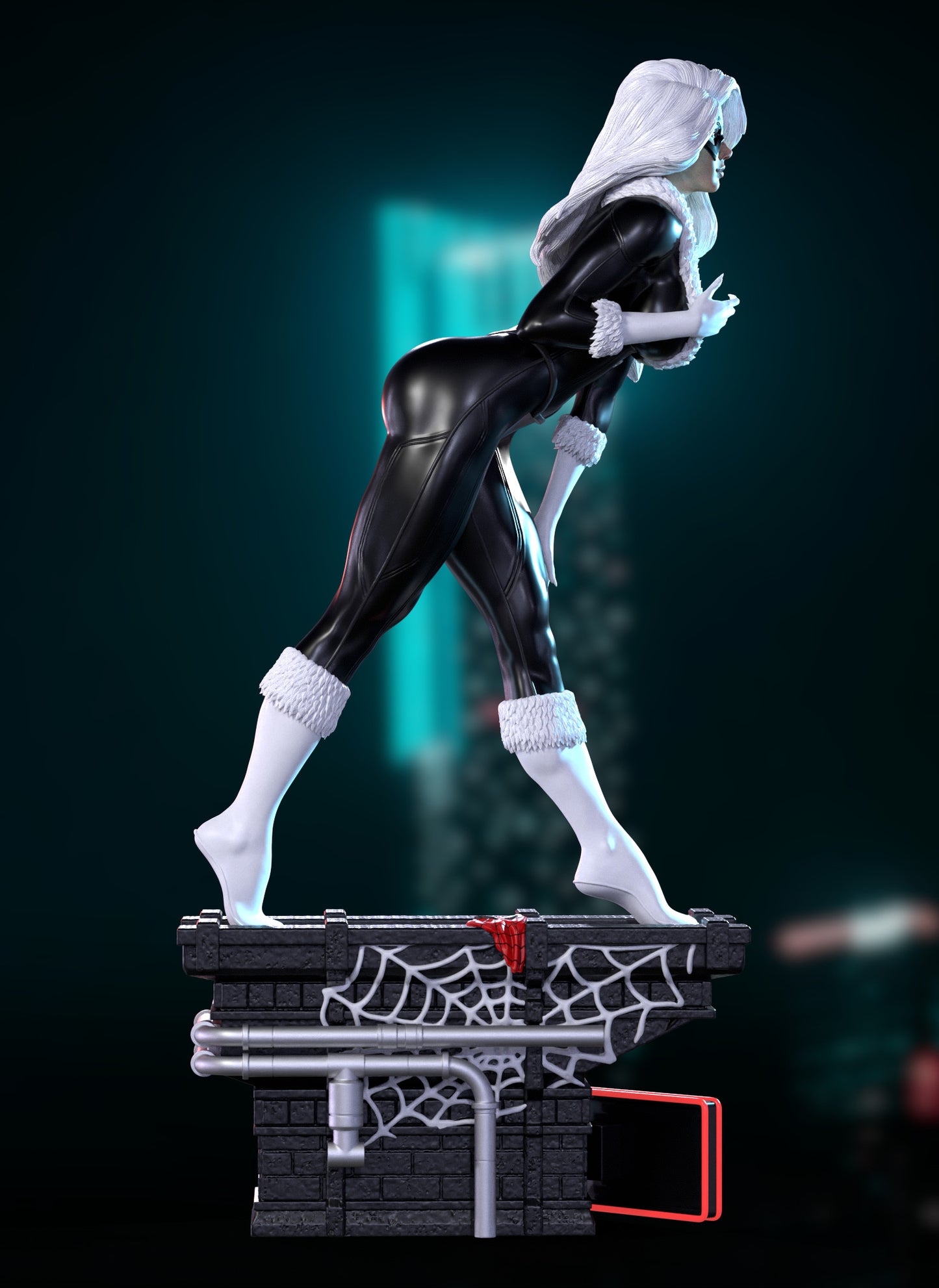 Black Cat - Unassembled and Unpainted Garage Kit - Model Designed by Abe3d/MATC3D