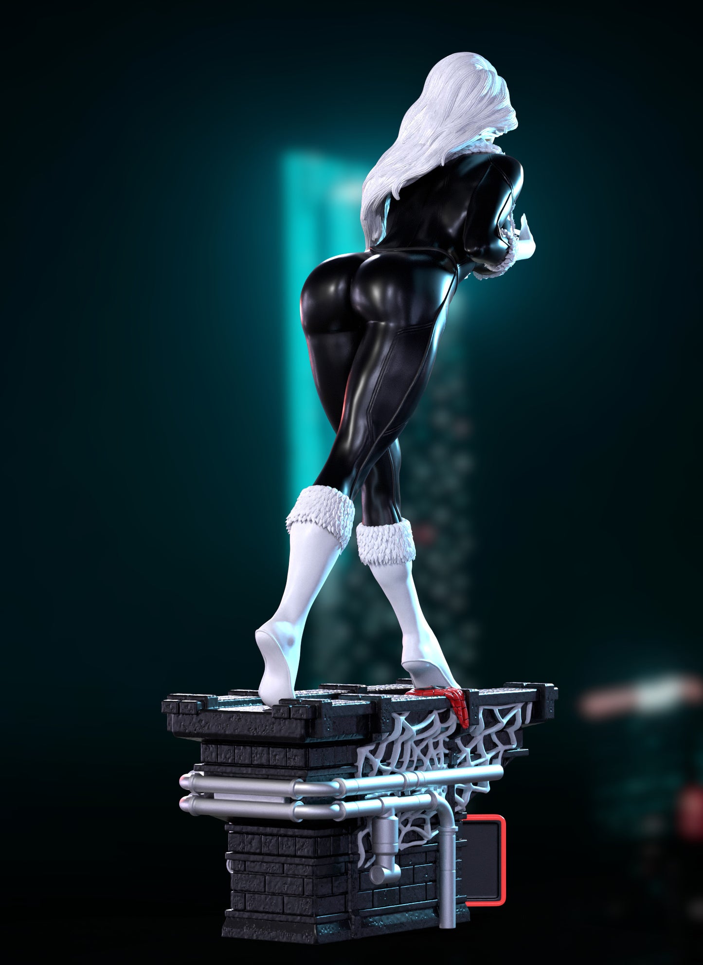 Black Cat - Unassembled and Unpainted Garage Kit - Model Designed by Abe3d/MATC3D