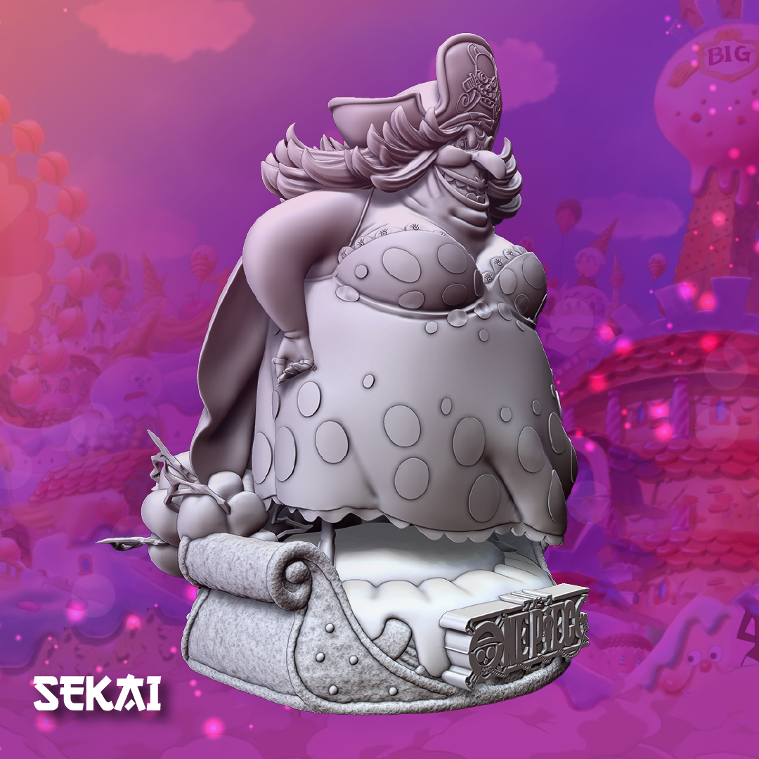 Big Mom - Unassembled and Unpainted Garage Kit - Model Designed by Sekai3D