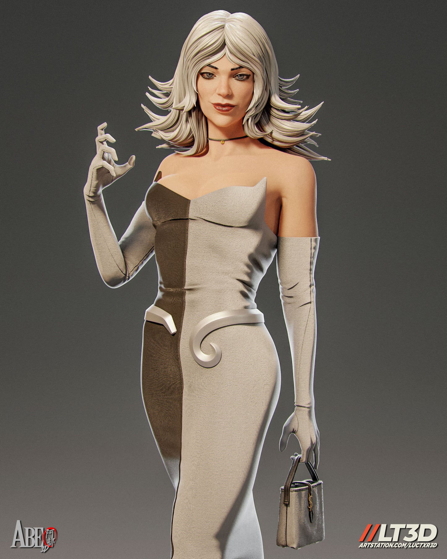 Hellfire Gala Black Cat - Unassembled and Unpainted Garage Kit - Model Designed by Abe3d/LT3D