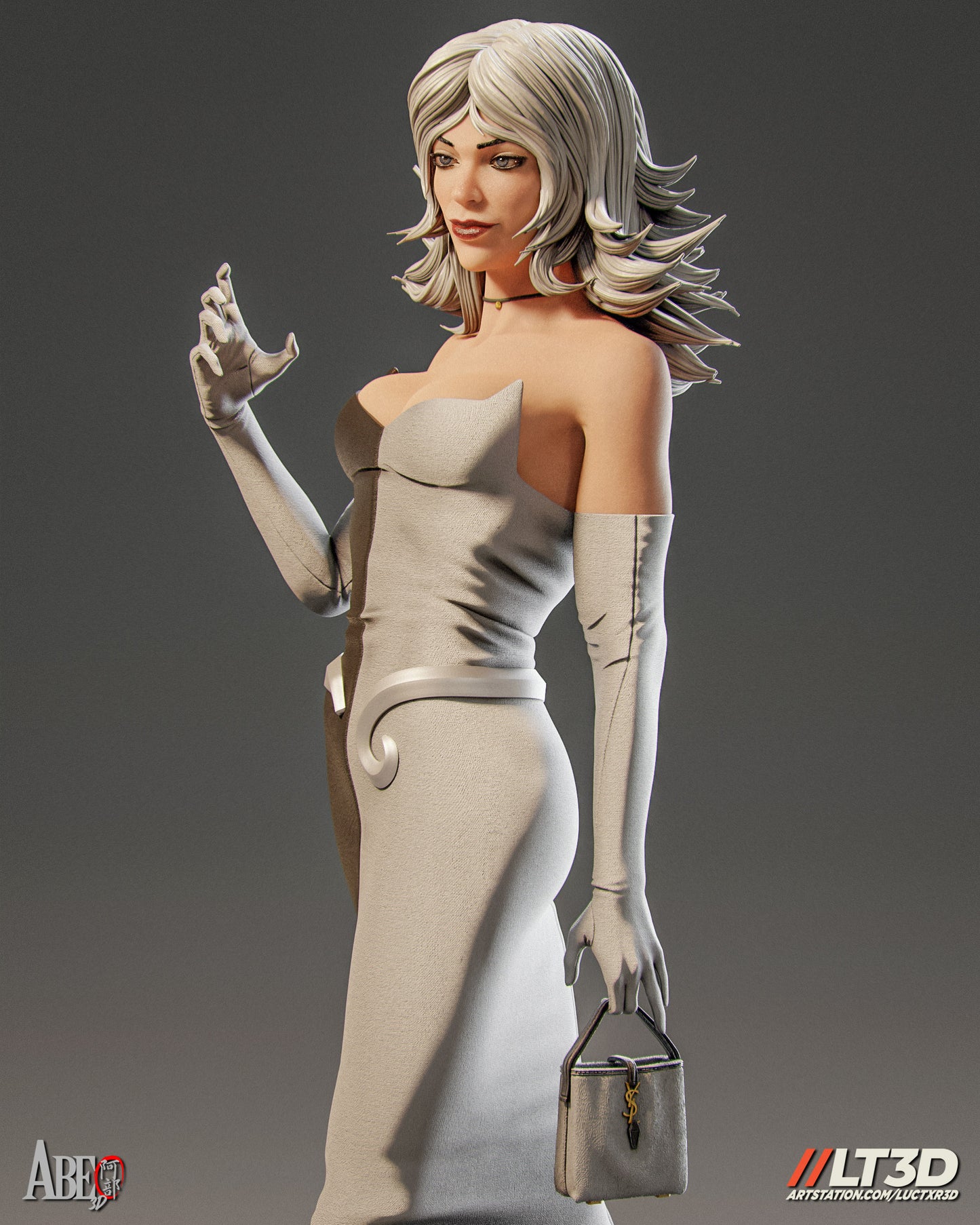 Hellfire Gala Black Cat - Unassembled and Unpainted Garage Kit - Model Designed by Abe3d/LT3D