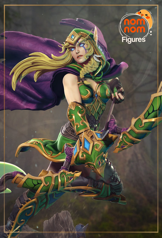 Alleria Windrunner - Unassembled and Unpainted Garage Kit - Model Designed by NomNom Figures