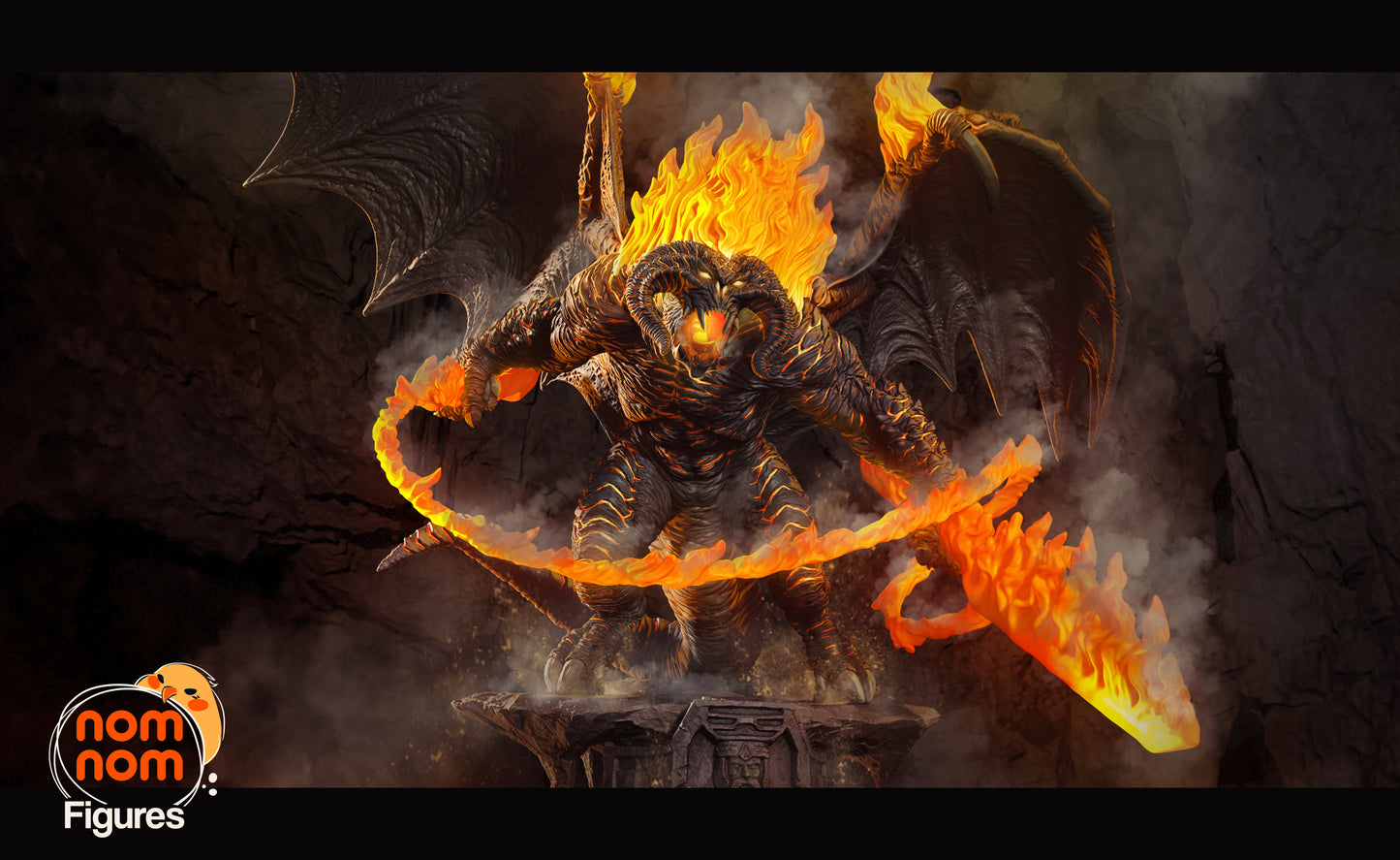 Balrog - Unassembled and Unpainted Garage Kit - Model Designed by NomNom Figures