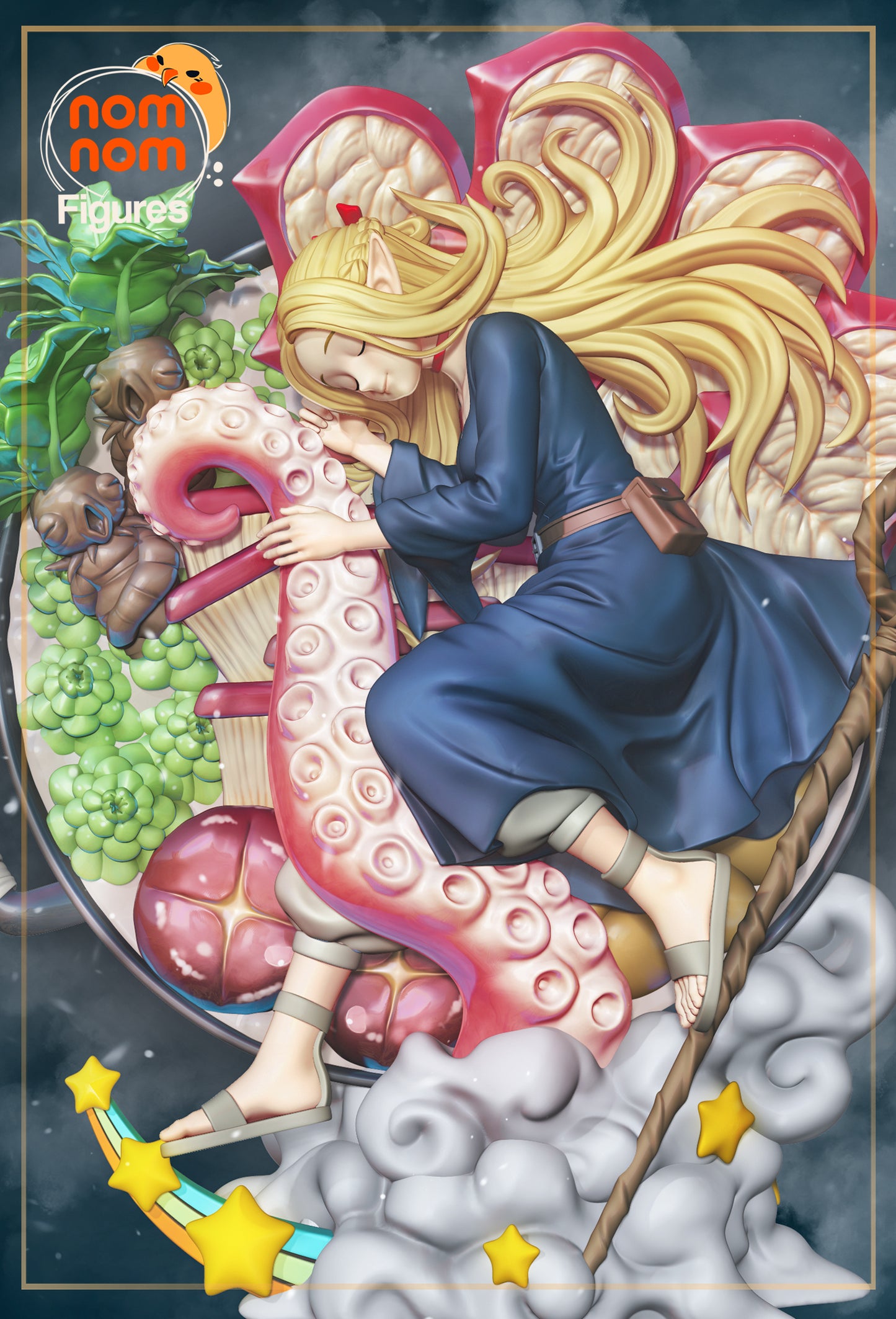 Marcille - Unassembled and Unpainted Garage Kit - Model Designed by NomNom Figures