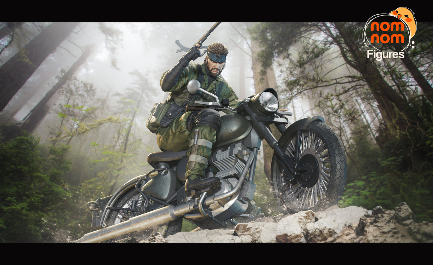 Snake - Unassembled and Unpainted Garage Kit - Model Designed by NomNom Figures