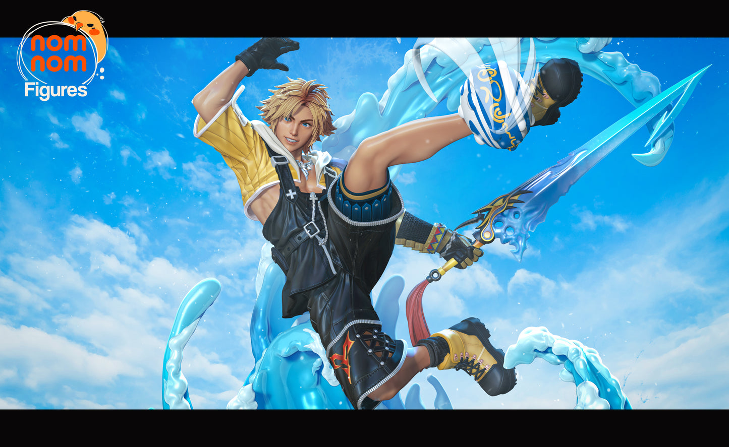 Tidus - Unassembled and Unpainted Garage Kit - Model Designed by NomNom Figures