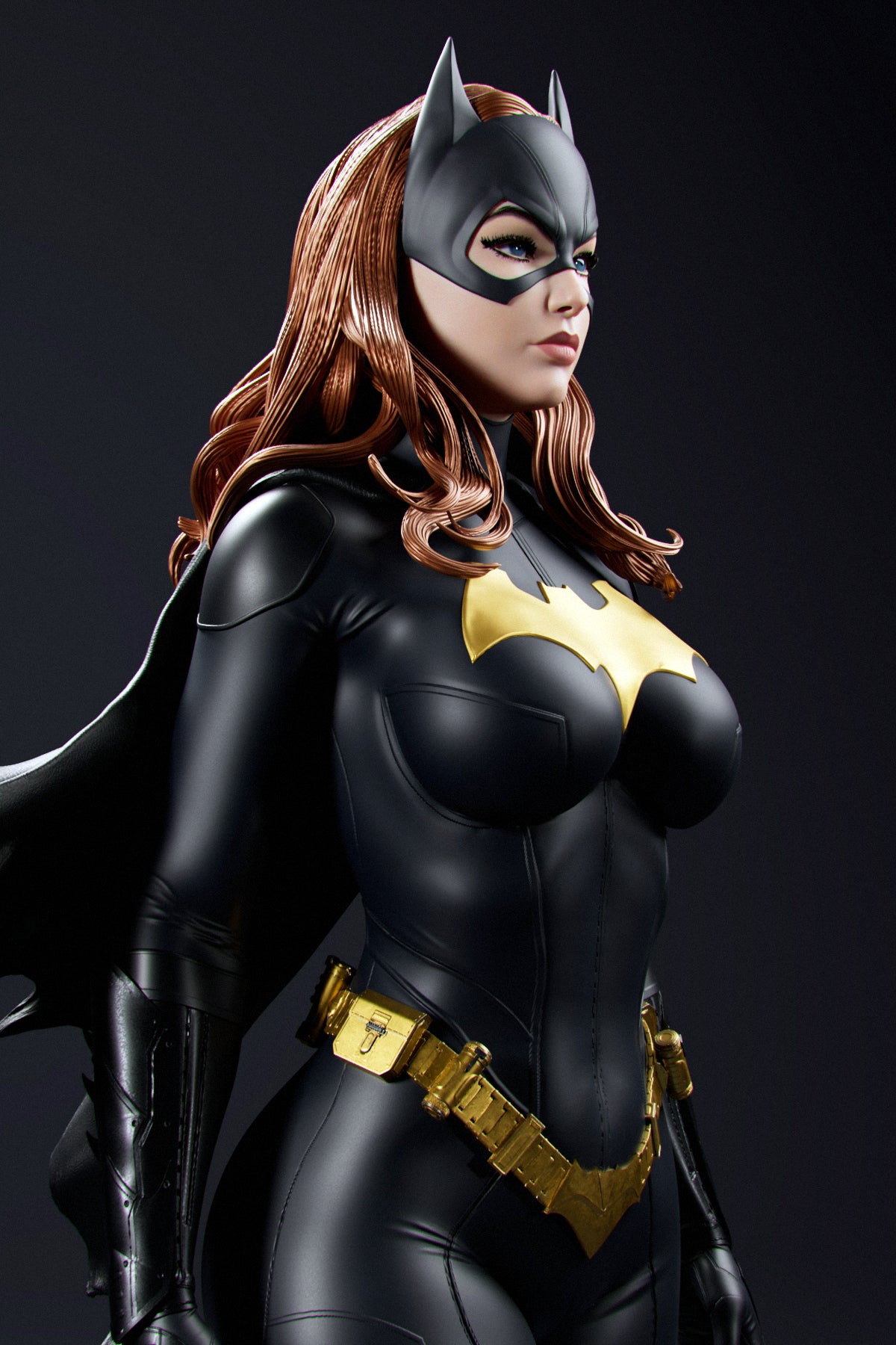 Batgirl - Unassembled and Unpainted Garage Kit - Model Designed by Abe3D/Marcio
