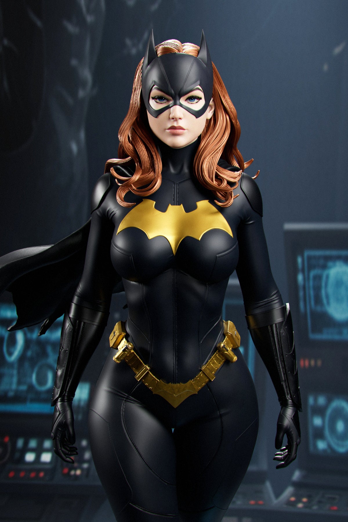 Batgirl - Unassembled and Unpainted Garage Kit - Model Designed by Abe3D/Marcio