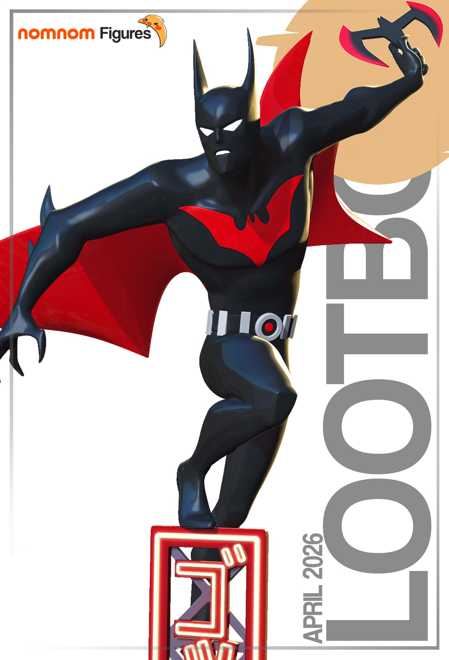 Batman Beyond - Unassembled and Unpainted Garage Kit - Model Designed by NomNom Figures