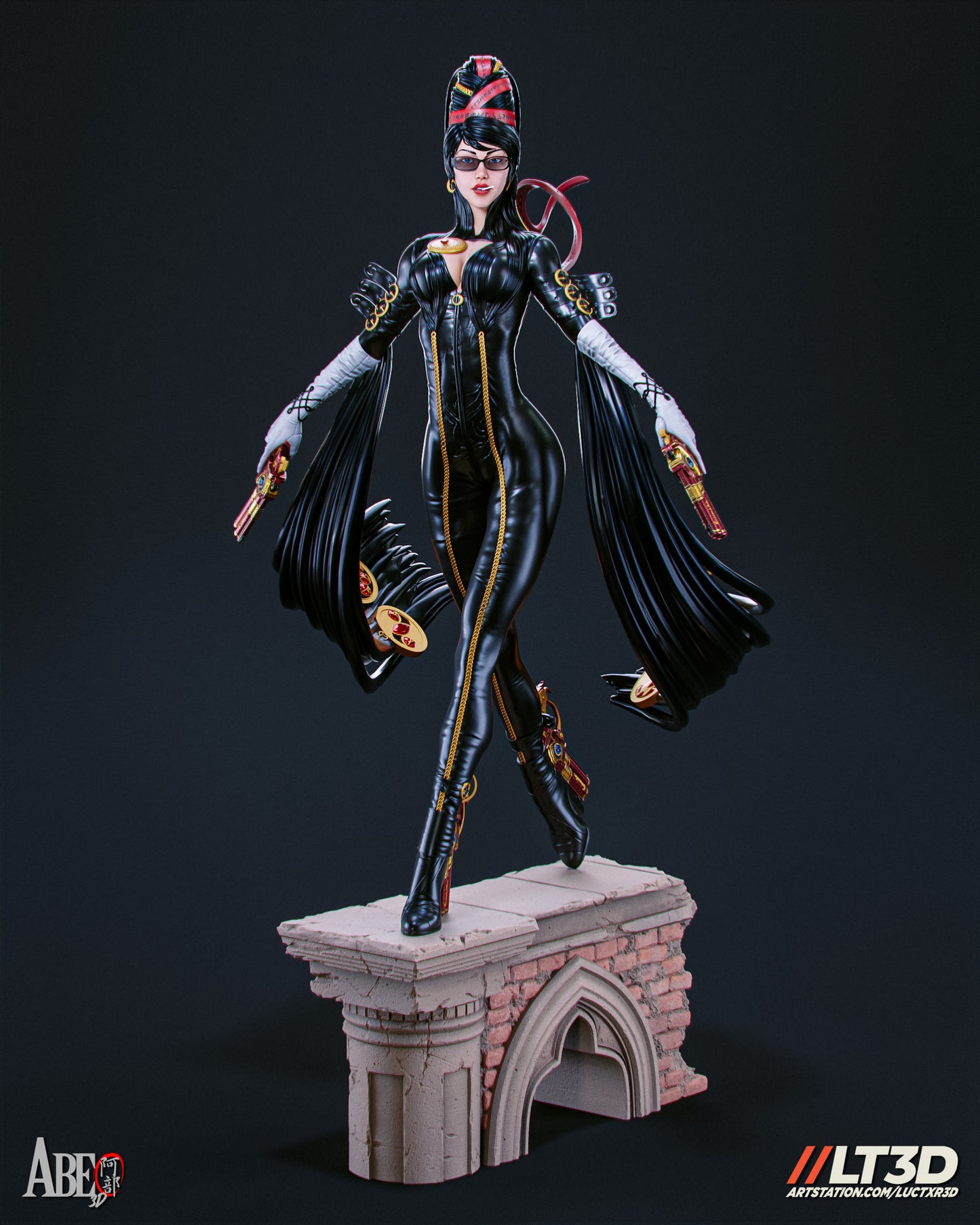 Bayonetta - Unassembled and Unpainted Garage Kit - Model By Abe3D/LT3D