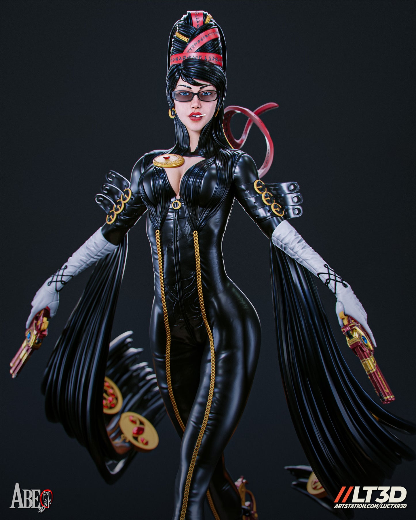 Bayonetta - Unassembled and Unpainted Garage Kit - Model By Abe3D/LT3D