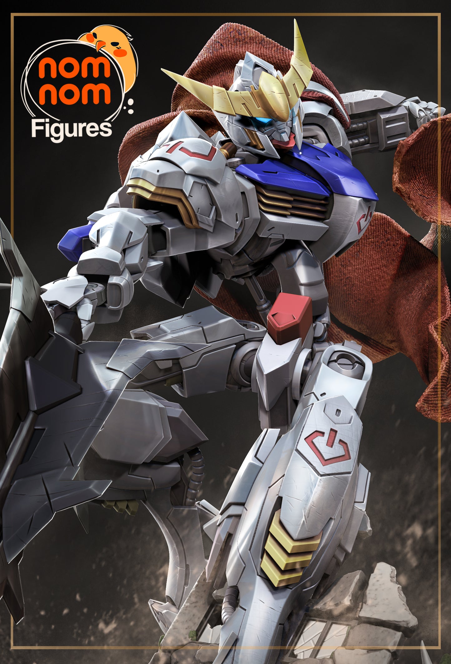 Barbatos - Unassembled and Unpainted Garage Kit - Model Designed by NomNom Figures