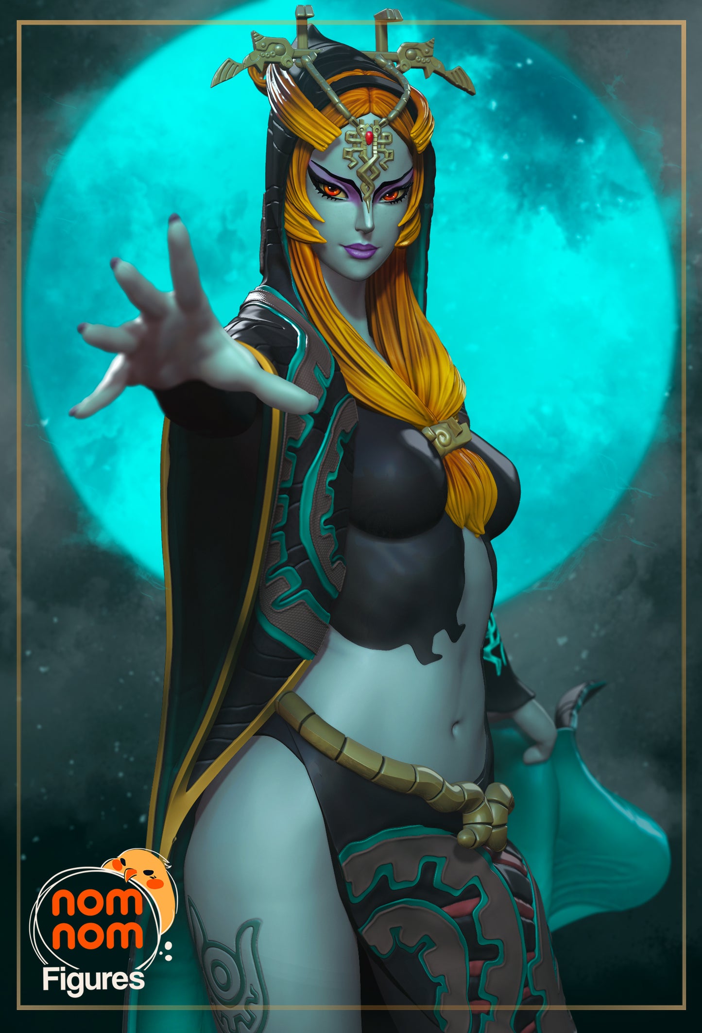 Midna - Unassembled and Unpainted Garage Kit - Model Designed by NomNom Figures